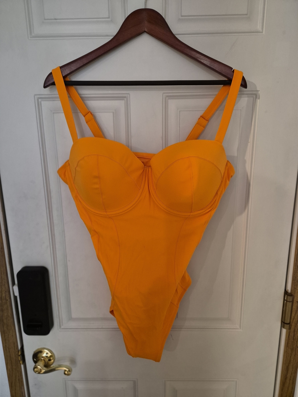 TA3 - Vibrant Orange Mega Sculpting One-Piece Swimsuit